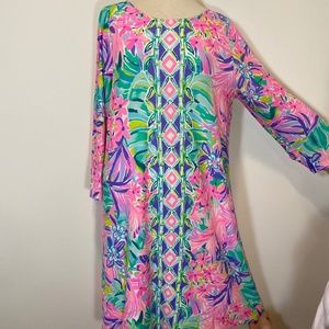 Lilly Pulitzer Nadine UPF 50+ Dress XL